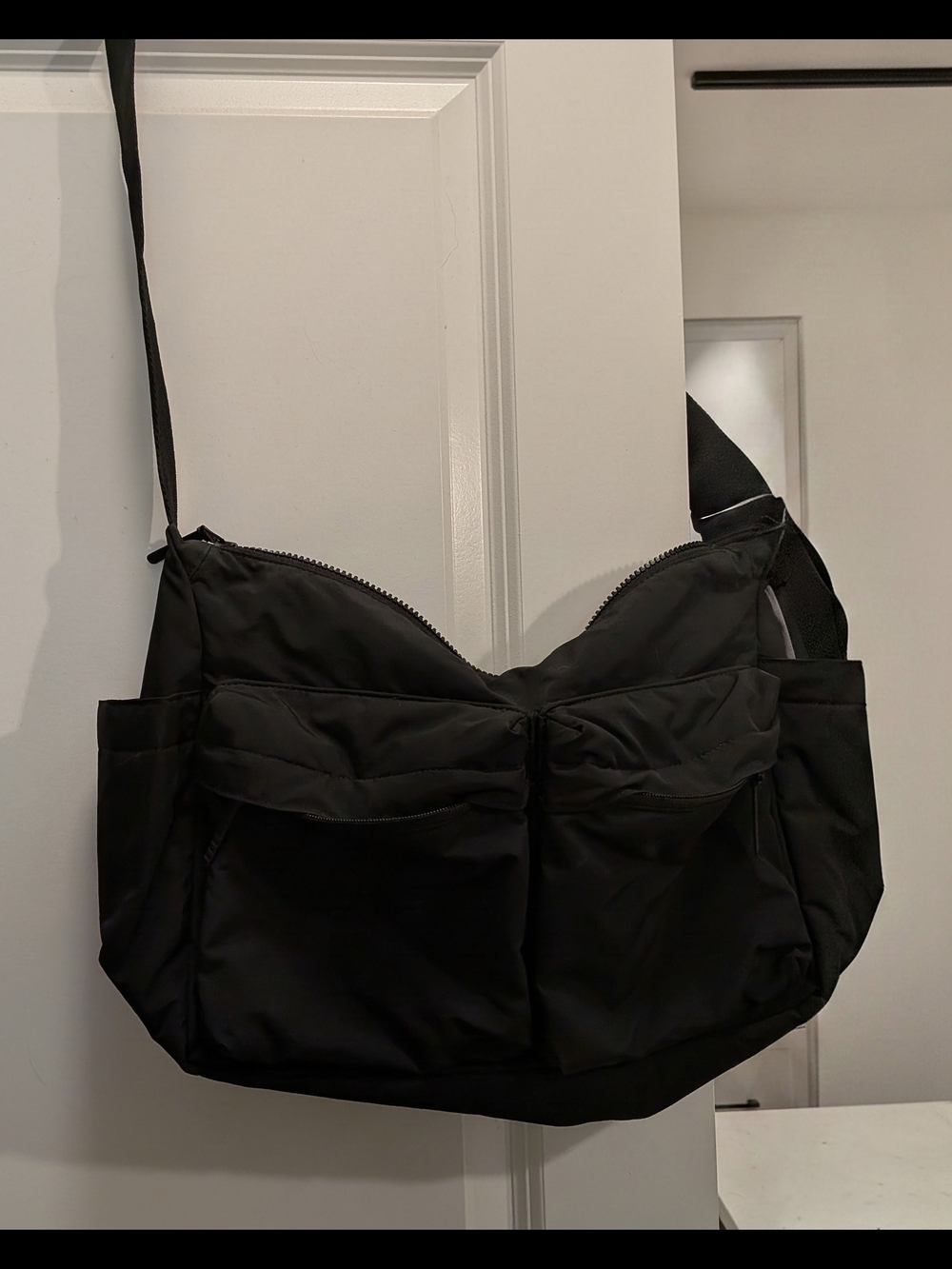Black Unisex Shoulder Bag Uniqlo